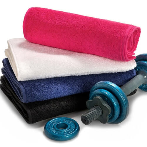 Fitness, sweat & gym hand towels wholesale manufacturers